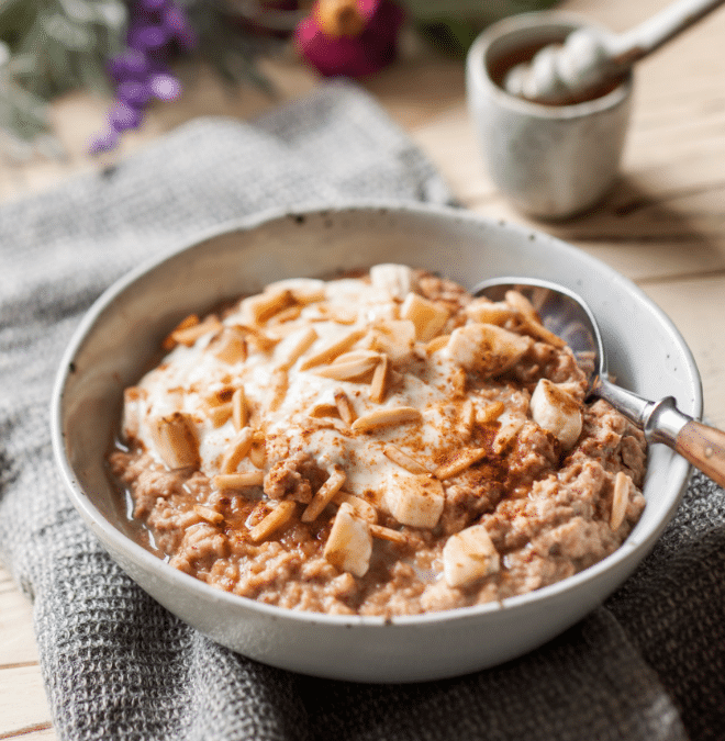 Almond, Banana & Cinnamon Porridge