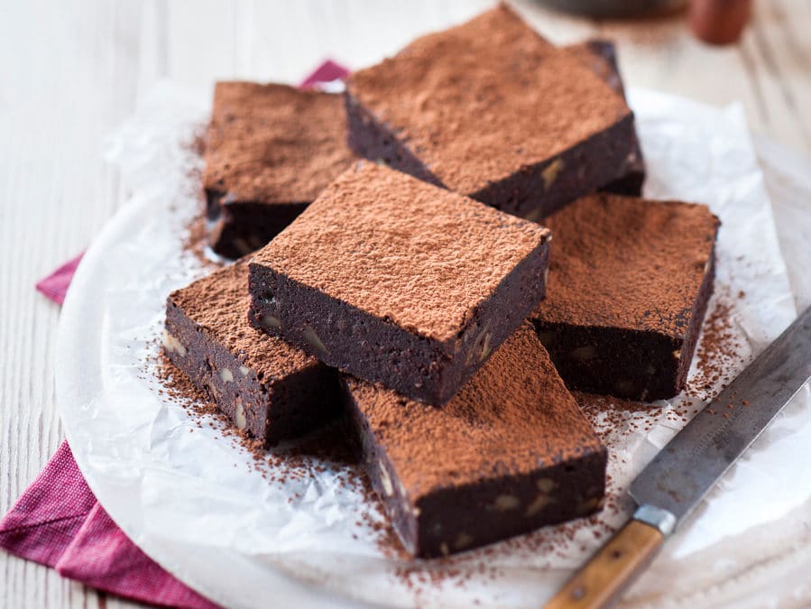 Chocolate, Beetroot & Walnut Brownies