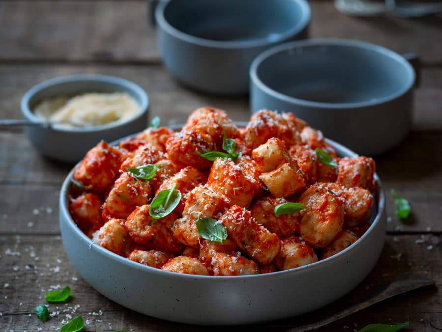 Ricotta Gnocchi with Napolitana Sauce