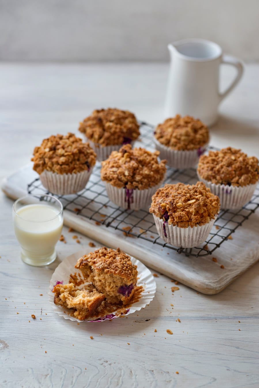 Apple and Blueberry Crumble Muffins Adelaide Central Market The City