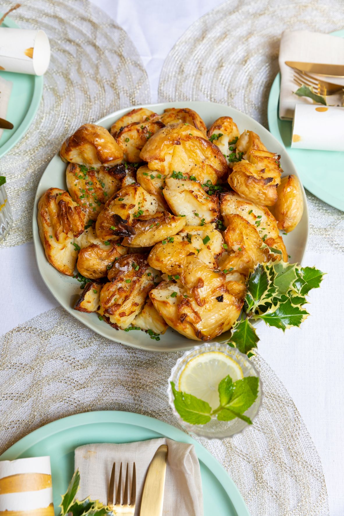 Crispy Smashed Potatoes - Adelaide Central Market: Home to over 70 traders under one roof